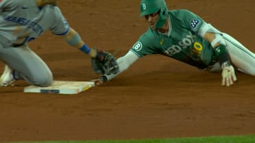 Trevor Story doubles after replay confirmation