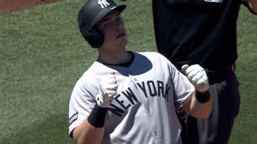 Triple de dos carreras de Ben Rice