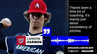 Landon Harmon on getting to know Nationals coaches