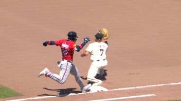 Willy Adames throws out Harris II after review