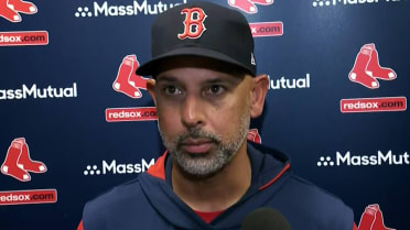 Alex Cora on defensive mistakes in loss to the Giants