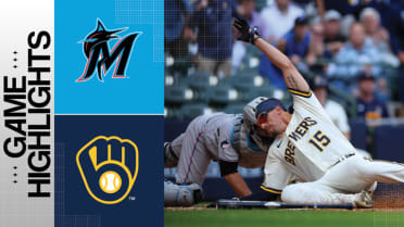 Marlins vs. Brewers Highlights