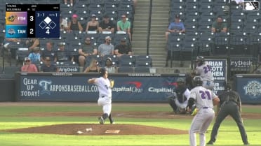 Quentin Young homers (8) on a fly ball to left field. Jayson Bass scores.