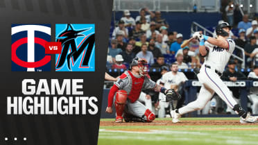 Twins vs. Marlins Highlights