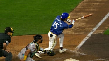 Austin Martin scores on a groundout