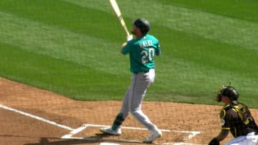 Luke Raley's first Spring Training homer