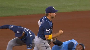 Taylor Walls, Richie Palacios turn two to end inning