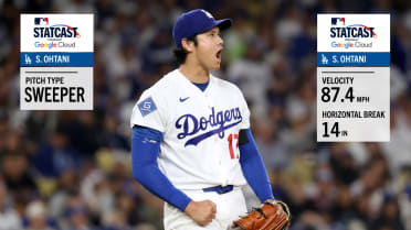 Shohei Ohtani's four strikeouts via his sweeper pitch