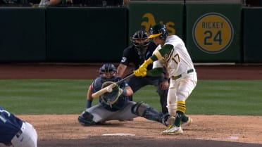 Luis Urías reaches on catcher's interference in 10th