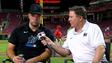 Jakob Marsee habla sobre su partido de cuatro hits y el apoyo de su familia