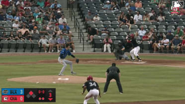 Carter Graham singles on a line drive to right fielder Mike Boeve. Johnny Ascanio scores.