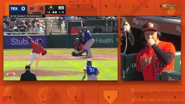 Jake Burger's two-run homer