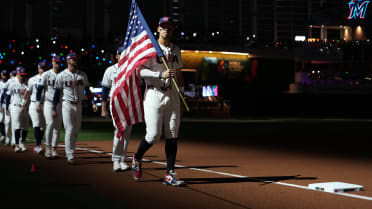 Team USA is introduced at the Classic final