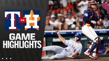 Rangers vs. Astros Highlights