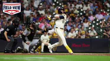 Vista de campo: HR de 2 carreras de Christian Yelich