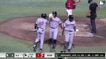Chase Call's first professional home run