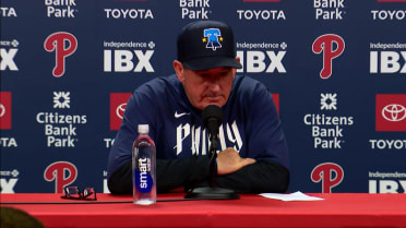 Rob Thomson talks win, Bryce Harper and more