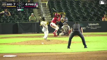 David Matoma In play, run(s) to Ryan Mitchell
