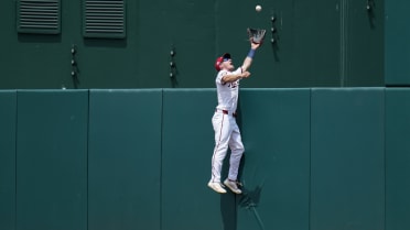 Jacob Young discusses his home run-robbing catch