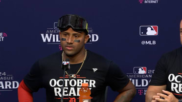 Andy Ibáñez on the Tigers' Game 2 win