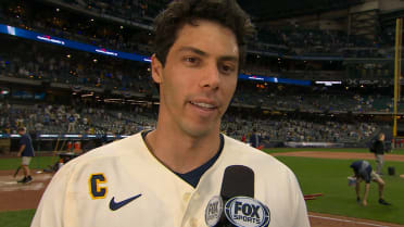 Christian Yelich talks Jackson Chourio's walk-off hit
