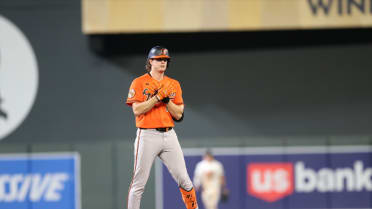 Coby Mayo's RBI double