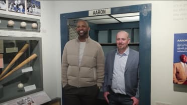 CC Sabathia and Billy Wagner tour the HOF