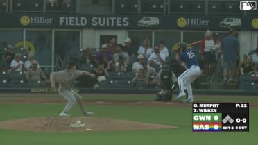 Brock Wilken homers (6) on a fly ball to left field.