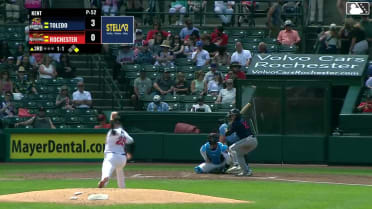 Max Anderson homers (7) on a fly ball to right field. Eduardo Valencia scores.