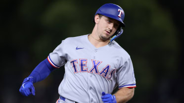 Wyatt Langford collects three hits