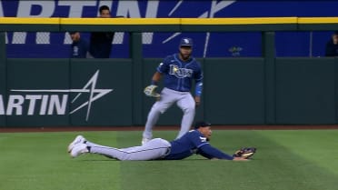 Chandler Simpson hace un increíble out en la 4ta