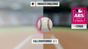 Ball 1 overturned after ABS challenge