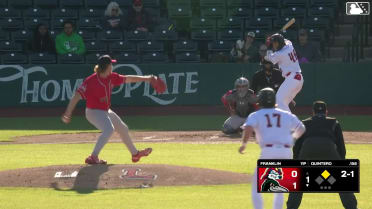 Tanner Franklin In play, run(s) to Eduardo Quintero