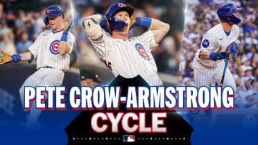 Pete Crow-Armstrong's first career cycle!