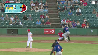 Daiverson Gutierrez singles on a line drive to left fielder Joel Dragoo. Ronald Hernandez scores.