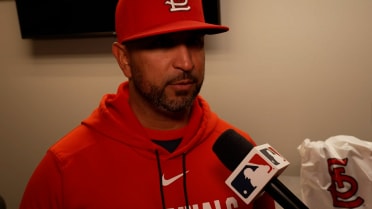 Oliver Marmol talks McGreevy's start, offense in win 