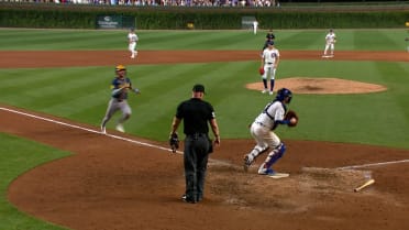 Alex Bregman nabs Joey Ortiz at home