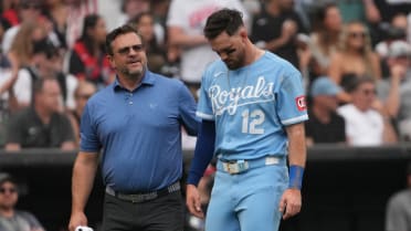 Nick Loftin leaves game in the 9th inning