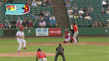 Enddy Azocar singles on a sharp line drive to center fielder Griffin Burkholder. Yasmil Bucce scores. Fernando Peguero to 2nd.