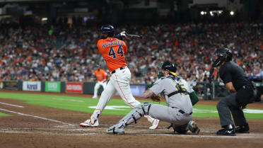 Yordan Alvarez's second RBI double of the night