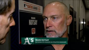 Mark Kotsay on his expectations for Spring Training 