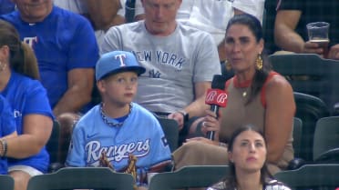 Rangers broadcast talks with young fan