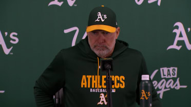 Mark Kotsay talks A's bullpen, Carlos Cortes in win