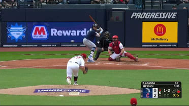 José Ramírez's throw across the diamond nabs Aranda