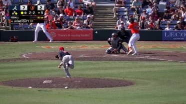 Vance Honeycutt's two-run home run