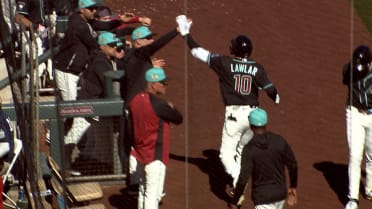 Jordan Lawlar's first home run of spring