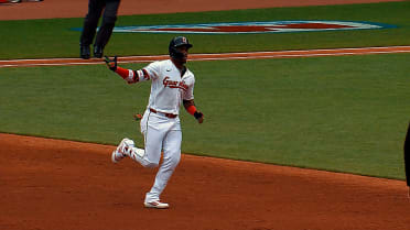 Angel Martínez is named the AL Player of the Week