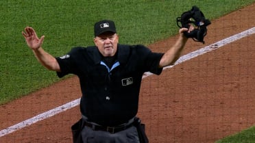 Jorge Polanco's home run called foul after ump review
