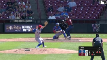Daniel Dickinson singles on a ground ball to center fielder Kane Kepley. Andrick Nava scores. Blayberg Diaz to 3rd.