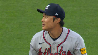 Ha-Seong Kim atrapa el lineazo 